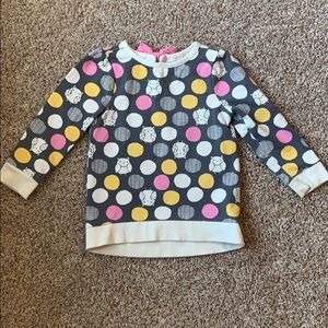 Polka Dot Long Sleeve Sweater